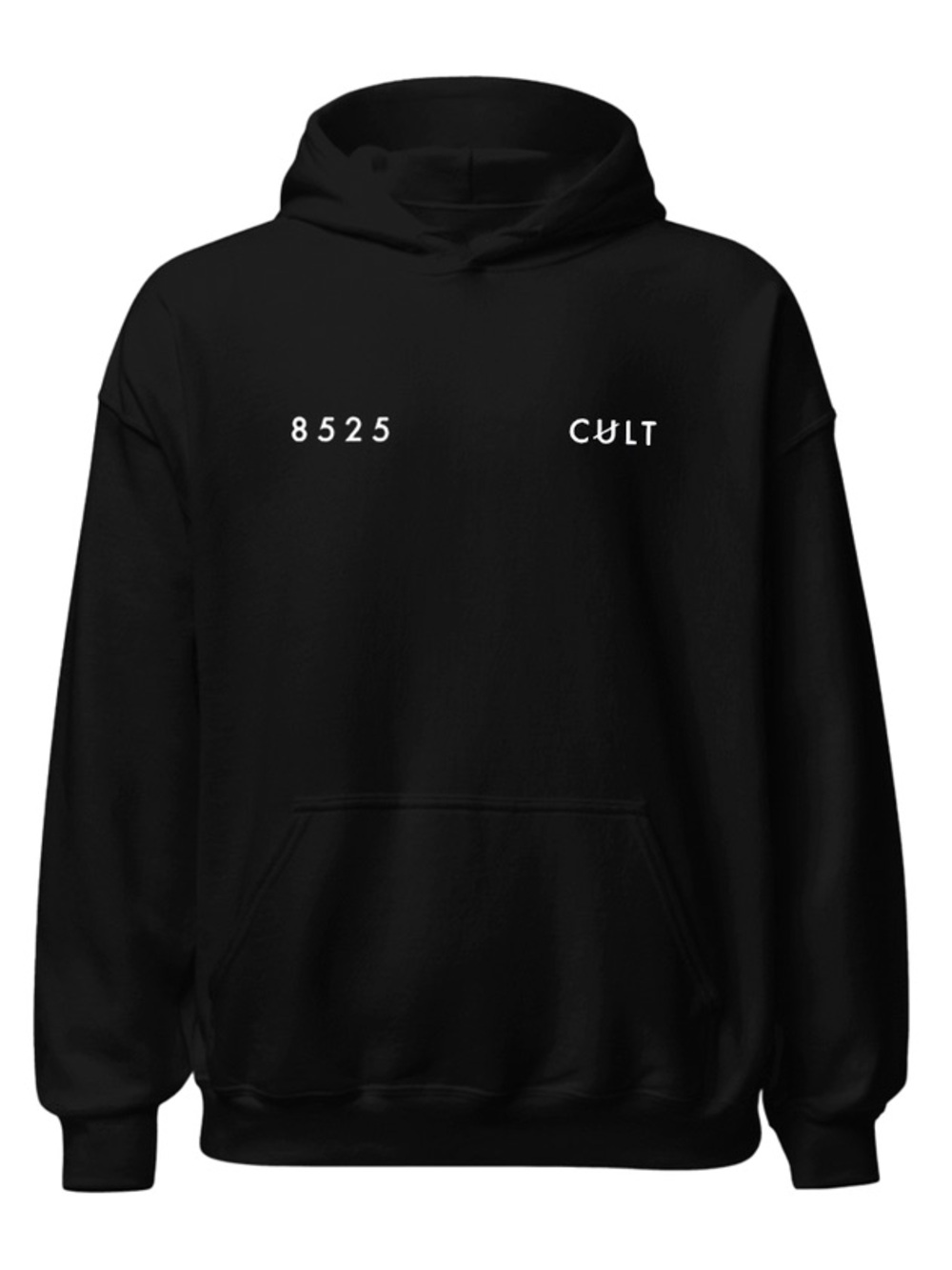 Cult 8525 Hoodie in Black 100% Preshrunk Cotton size medium